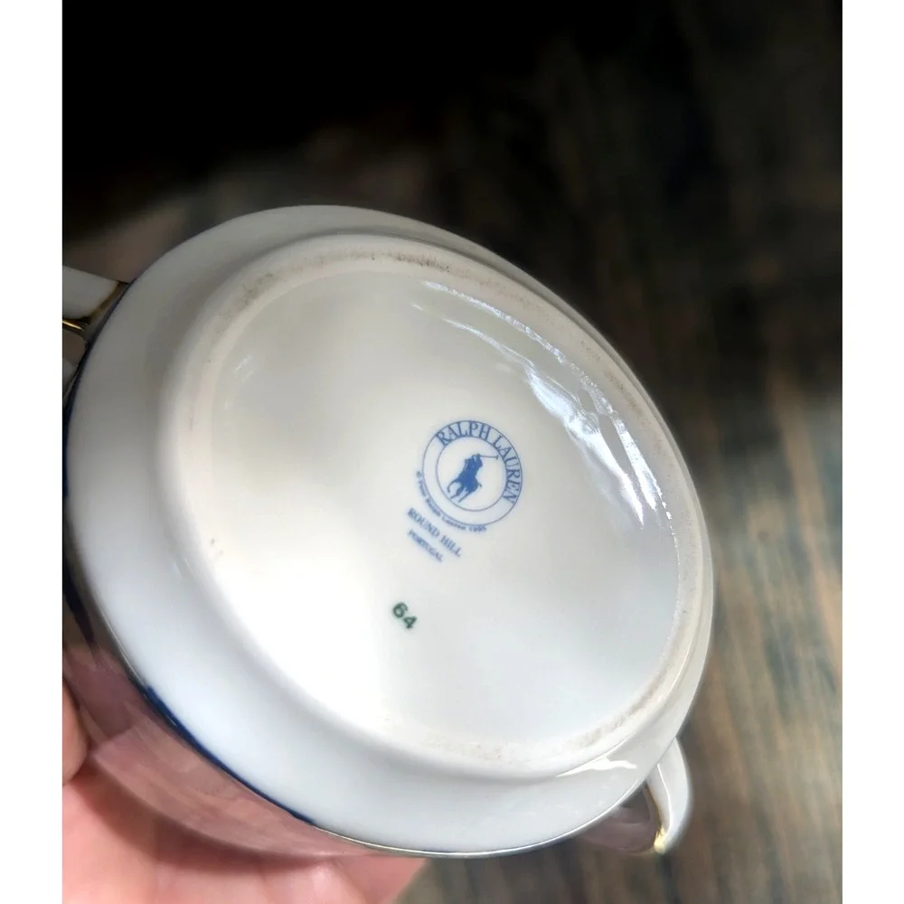Ralph Lauren Round Hill SET 6 + Sugar Bowl SALAD BREAD & BUTTER SAUCERS Total 37